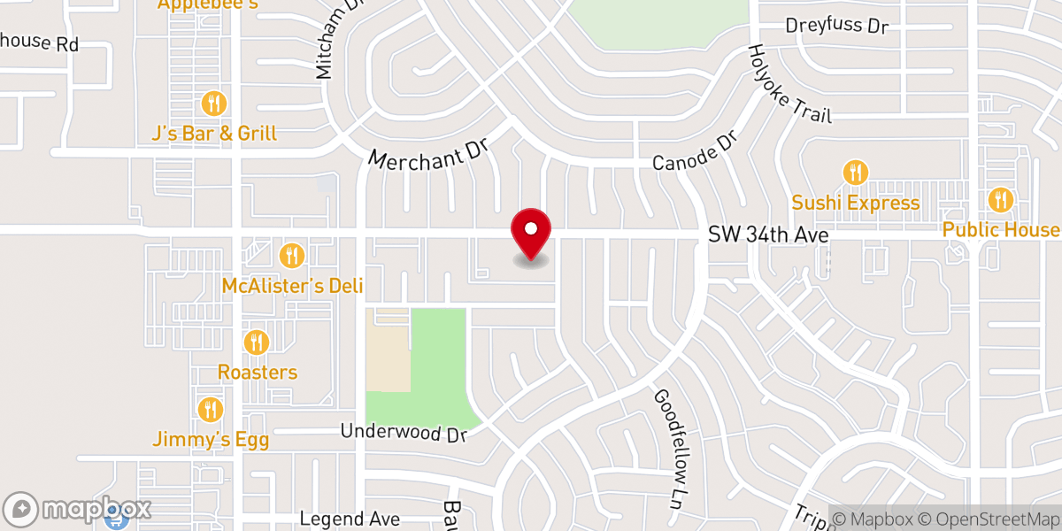 Map showing location of Christ Covenant Presbyterian Church