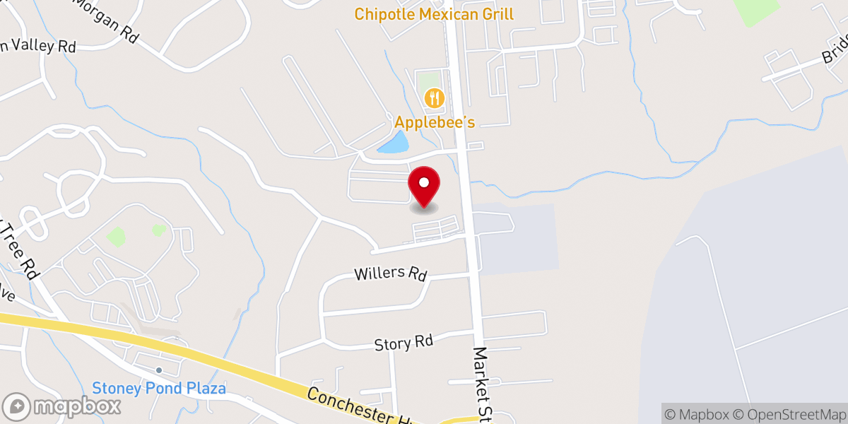 Map showing location of The Grace Center Church