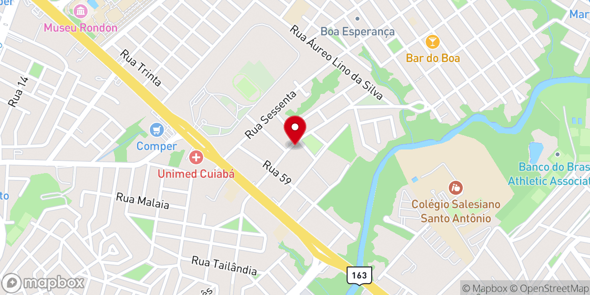 Map showing location of Assembleia de Deus Boa Esperança - Templo Novo
