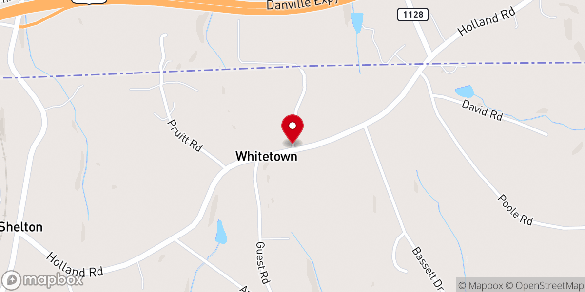 Map showing location of United Holiness Church
