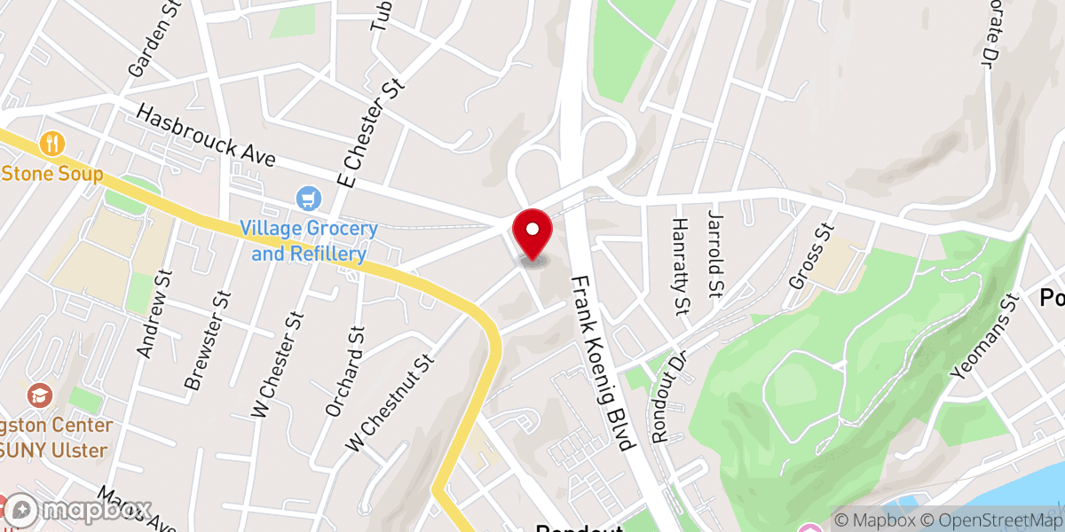 Map showing location of Immanuel Lutheran Church