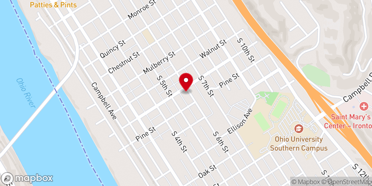 Map showing location of Comer Larry