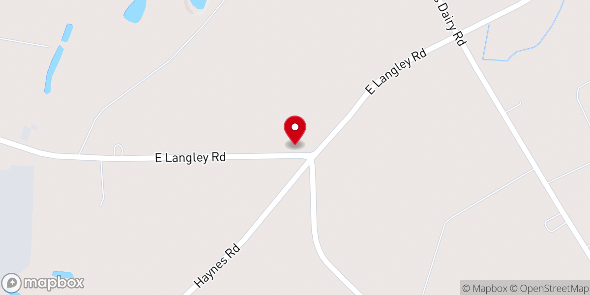 Map showing location of Little Union Church