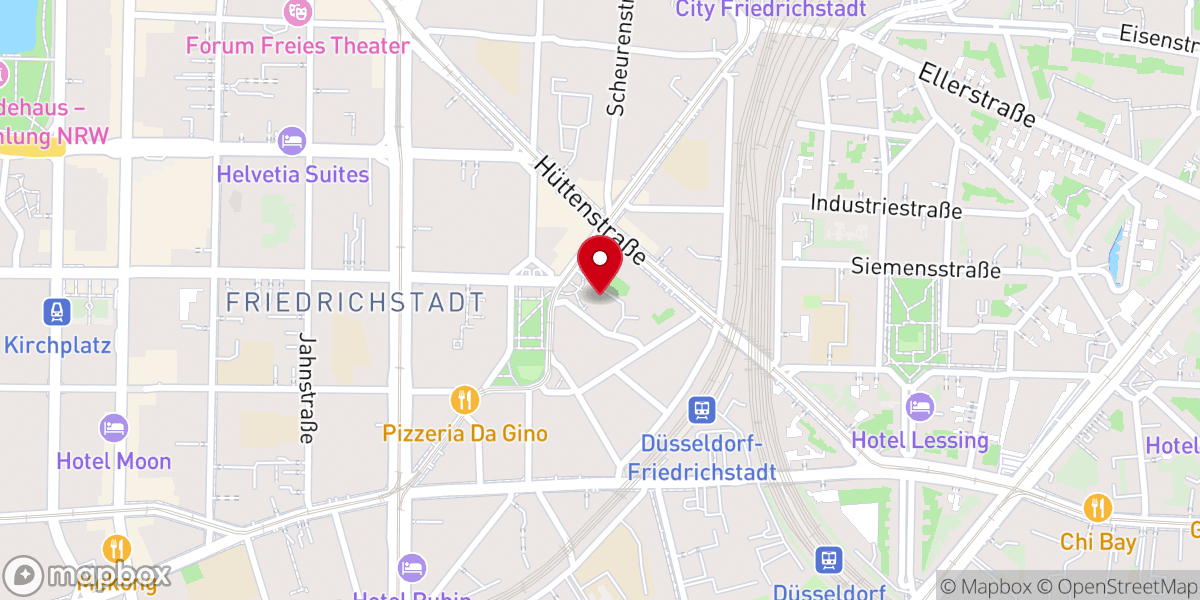 Map showing location of St. Antonius