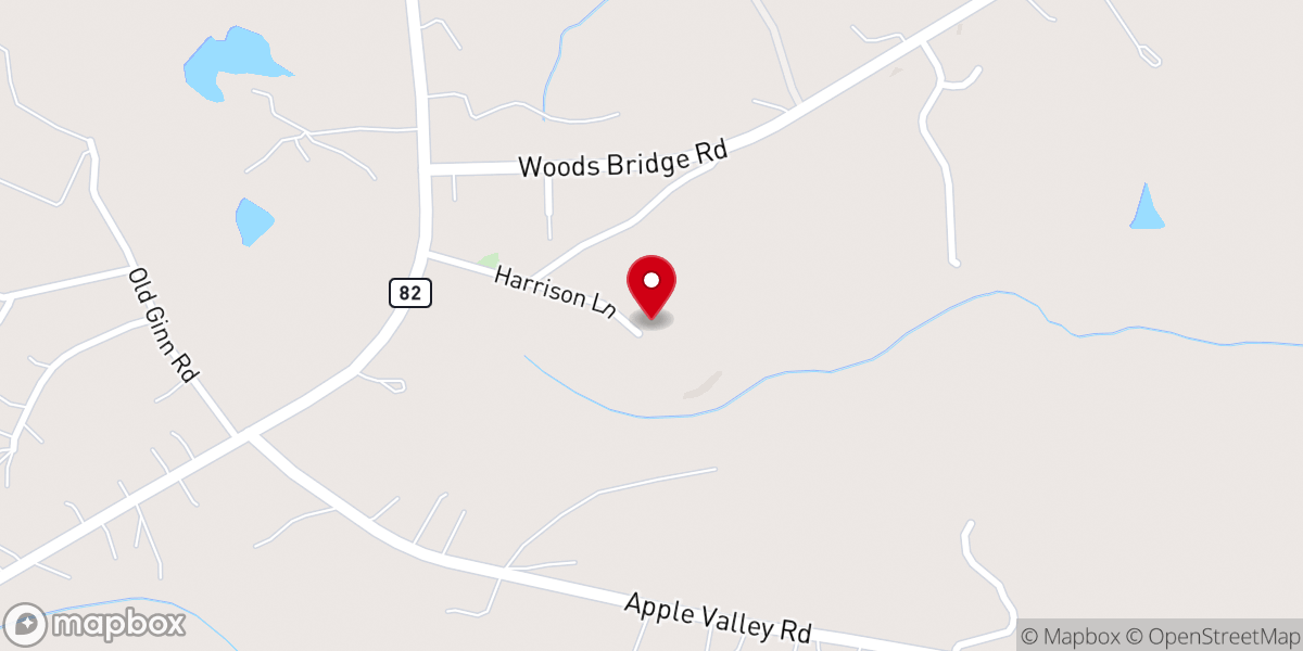 Map showing location of Yancey Mark