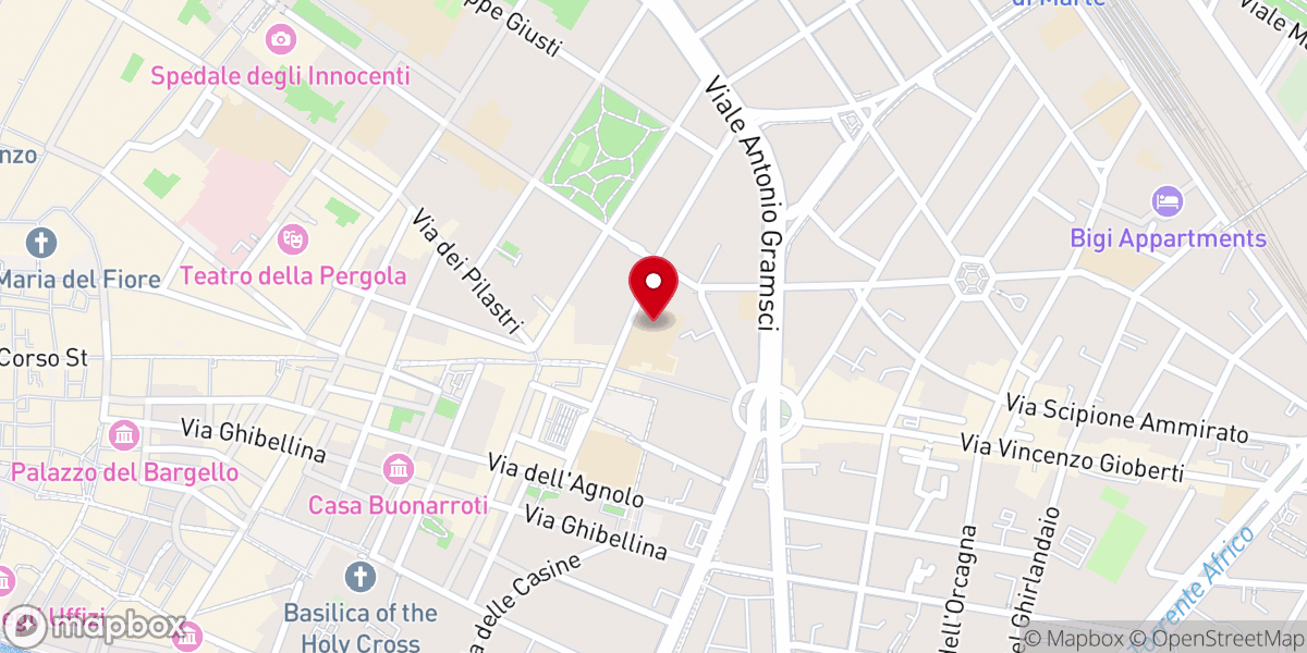 Map showing location of Ex monastero di Santa Teresa