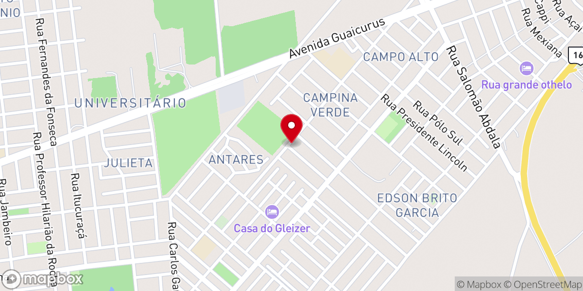 Map showing location of Igreja Pentecostal VisÃO De ÁGuia