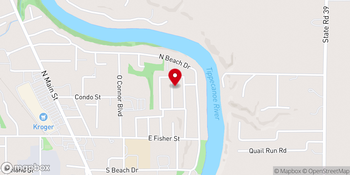 Map showing location of Full Gospel Businessmen