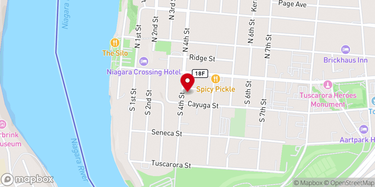 Map showing location of Our Lady of Angels Association