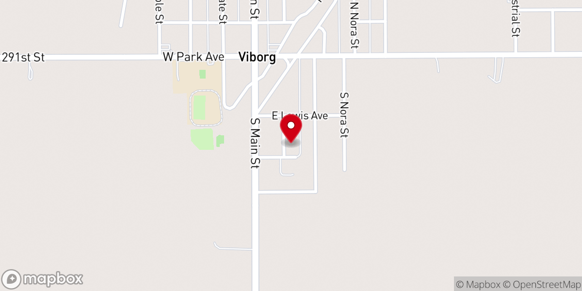 Map showing location of Our Savior's Lutheran Parish Hall