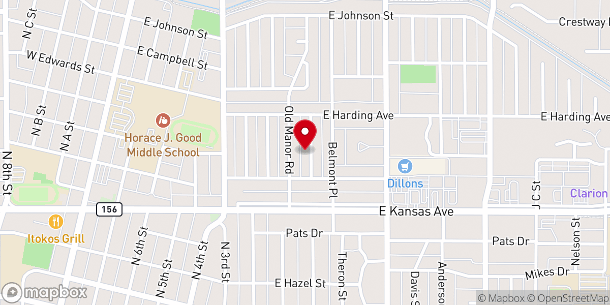 Map showing location of Church of the Remnant Inc