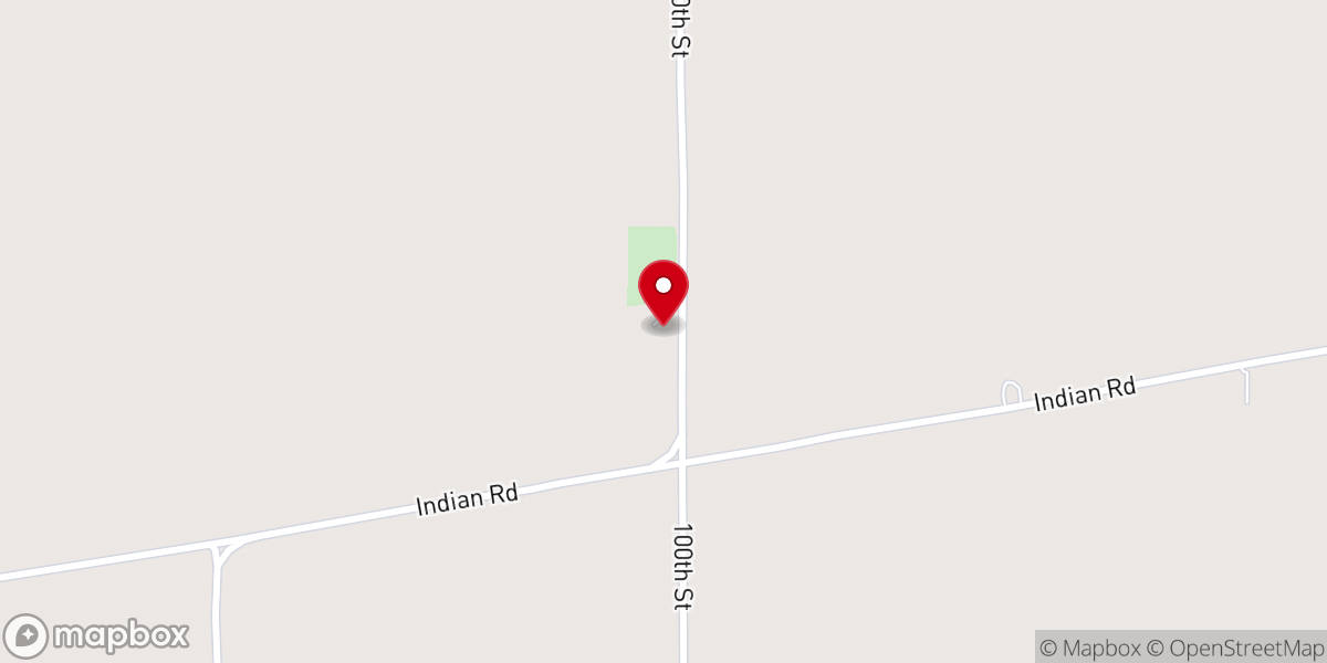 Map showing location of Paint Creek Church-Brethren