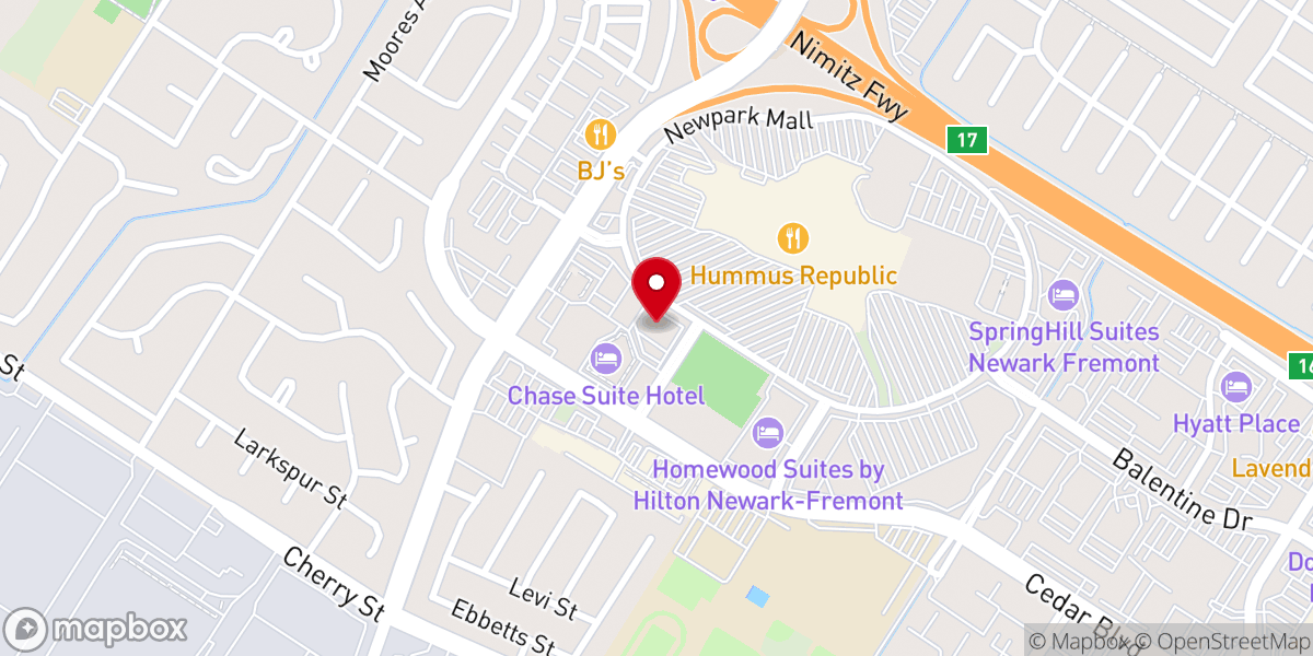 Map showing location of Tri City Religious Science Center