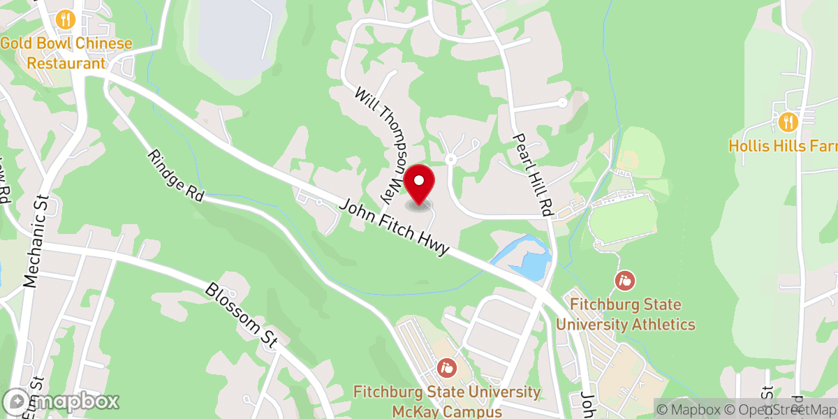 Map showing location of Emanuel Lutheran Church