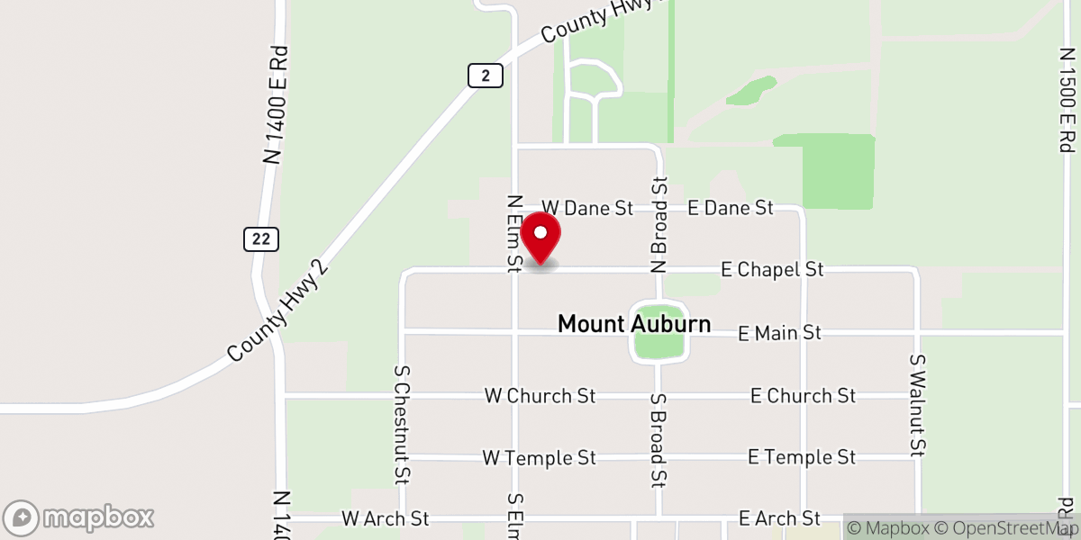 Map showing location of W Chapel St