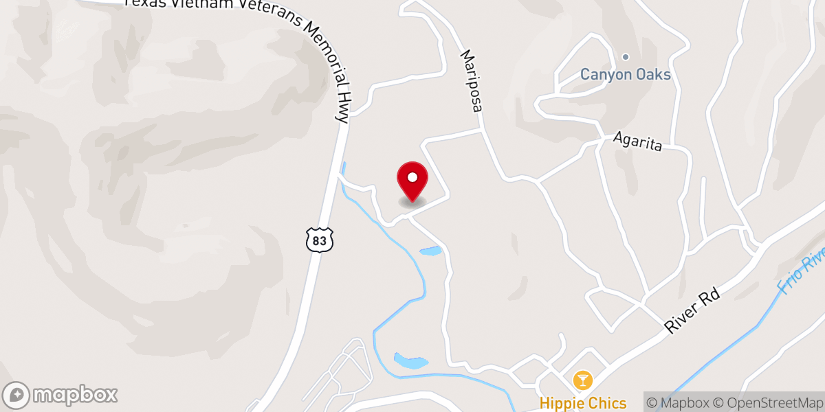 Map showing location of Dos Oakes Premier Vacation Rental Home