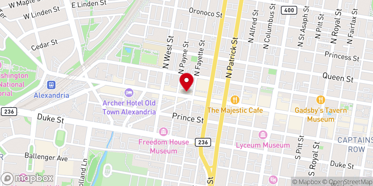 Map showing location of Catholic Charities USA