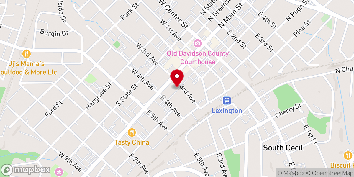 Map showing location of Full Deliverance Outreach Center