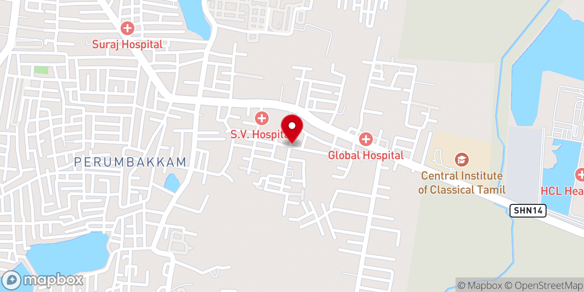 Map showing location of St Gregorios Jacobite Syrian Orthodox Church