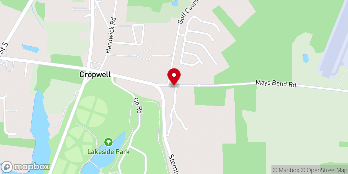 Map showing location of St Simon Peter Episcopal Church