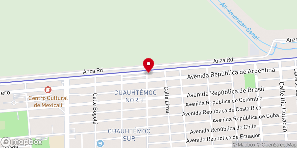 Map showing location of Rectoria De La Divina Providencia