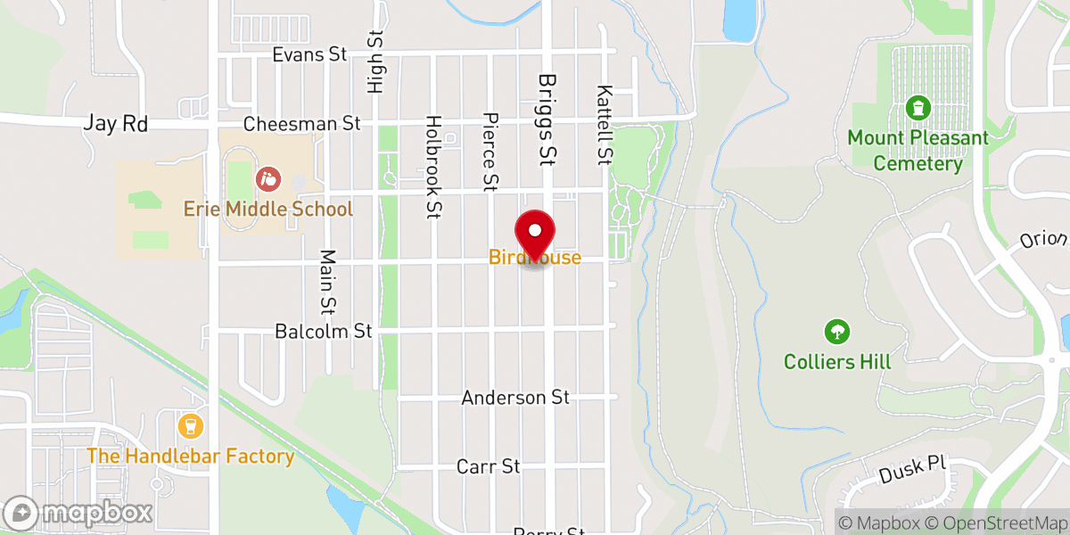 Map showing location of Orchard Community
