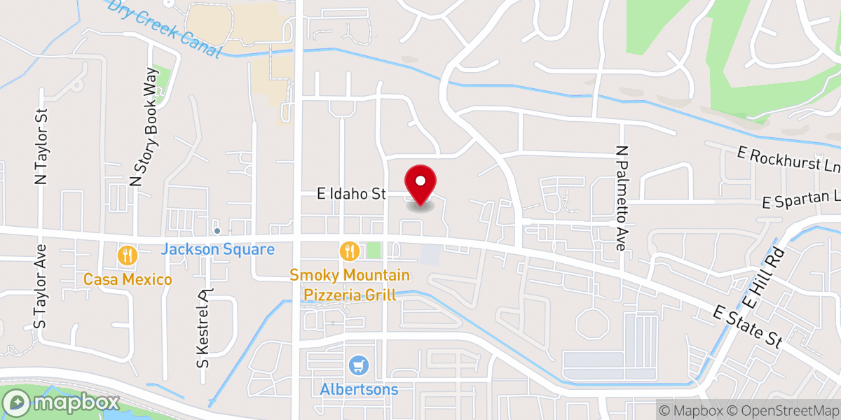 Map showing location of Blessed Hope Chapel Treasure Valley