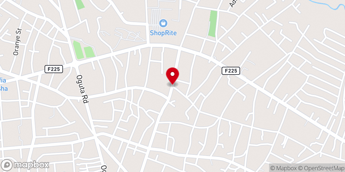 Map showing location of St stephens Anglican Church Onitsha