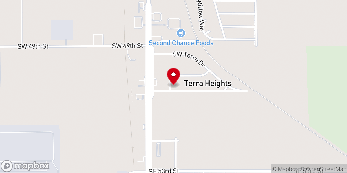 Map showing location of Living in Victory Fellowship