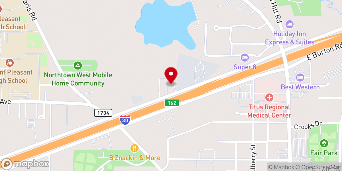 Map showing location of Mount Pleasant Seventh-day Adventist Church
