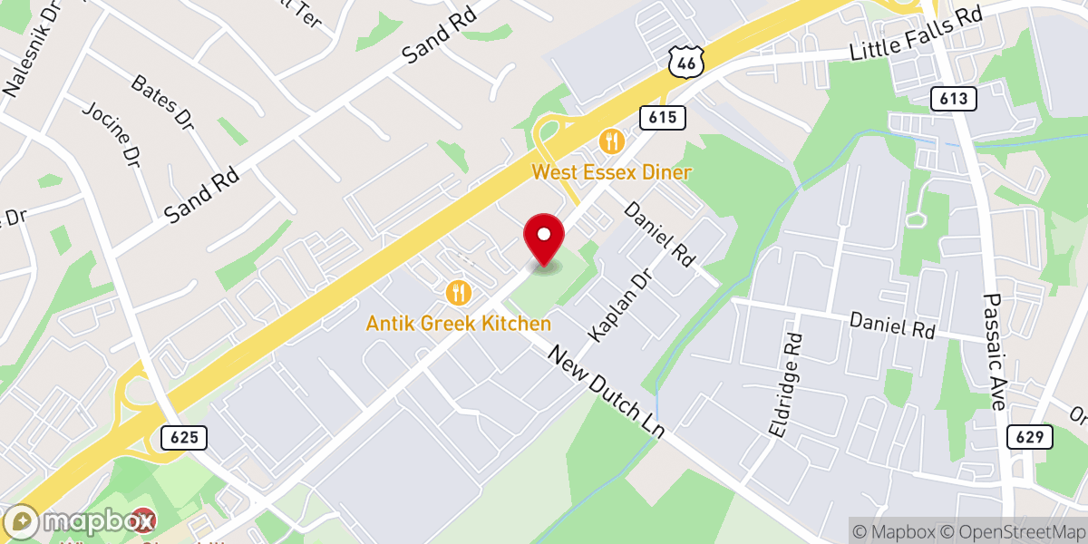 Map showing location of Fairfield Reformed Church
