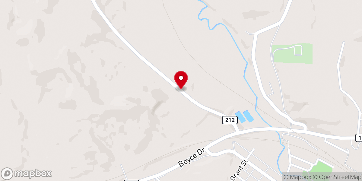 Map showing location of Church Living Water Baptist Msn