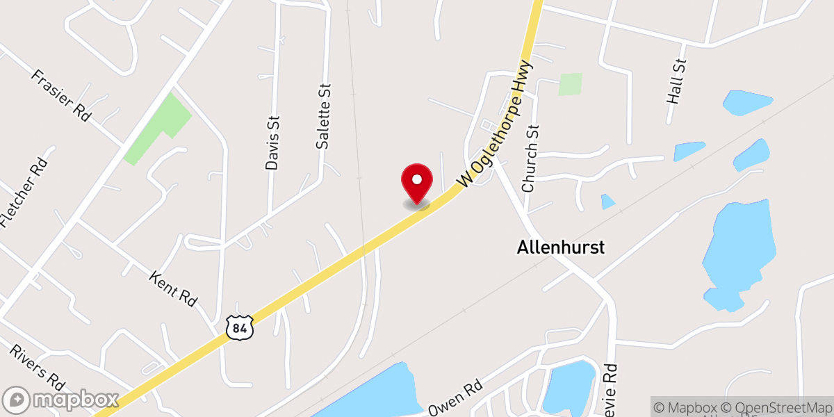 Map showing location of Good Shepherd Missionary Baptist Church