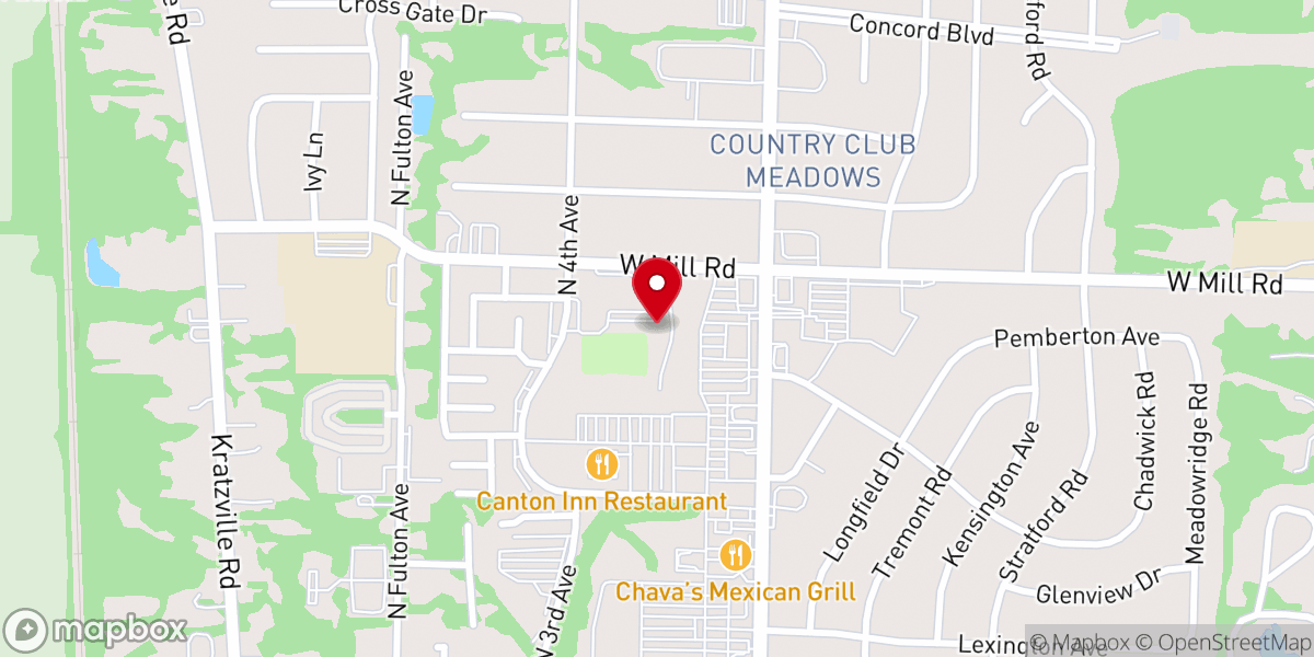 Map showing location of St. John Vianney Perpetual Adoration Chapel