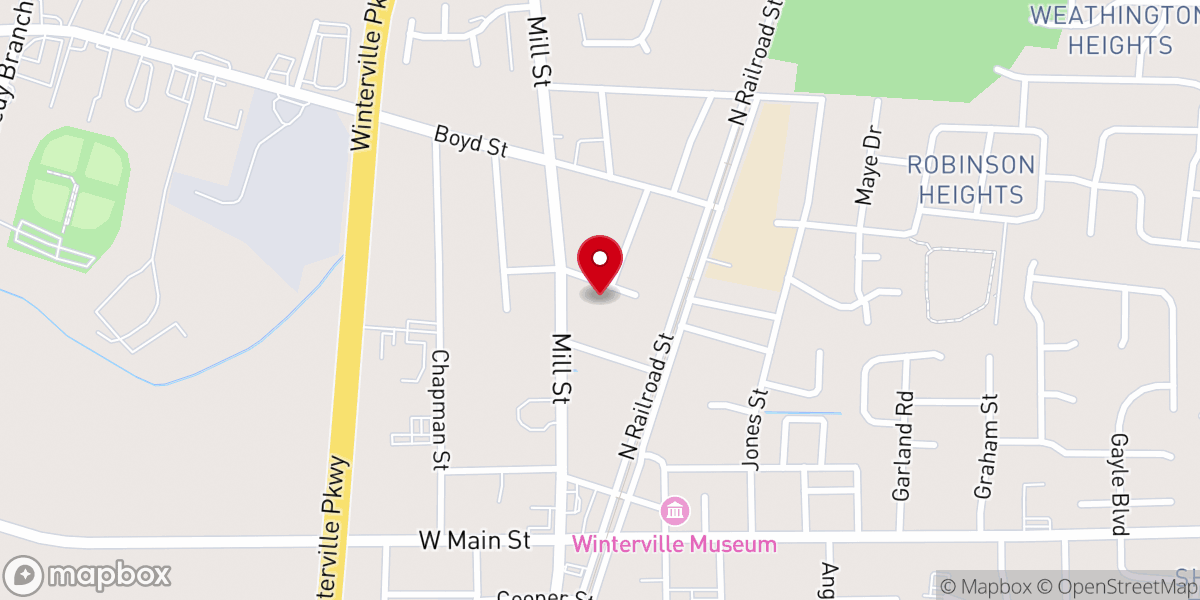 Map showing location of New Saint Rest Church Inc
