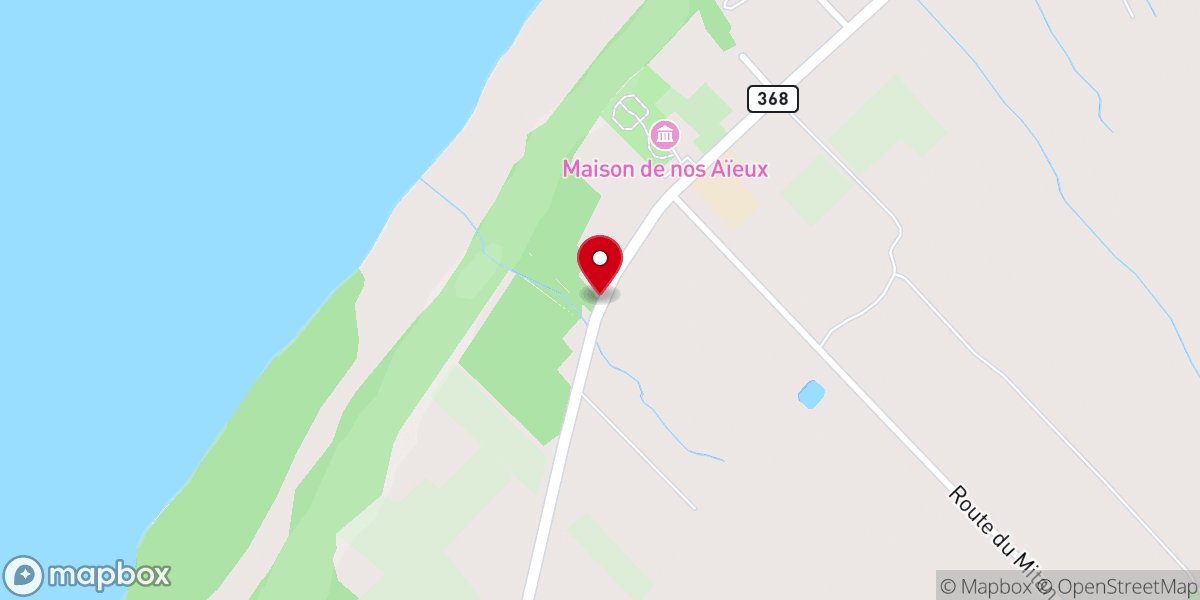 Map showing location of Chapelle processionnelle
