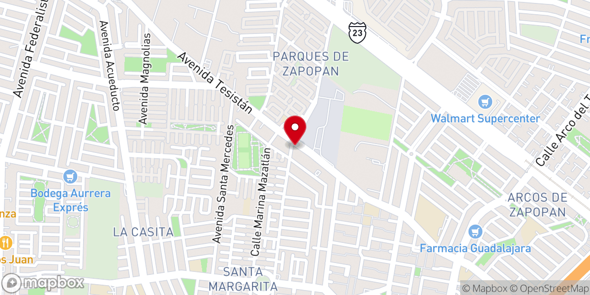 Map showing location of Iglesia Cristiana Cristo Es El Camino