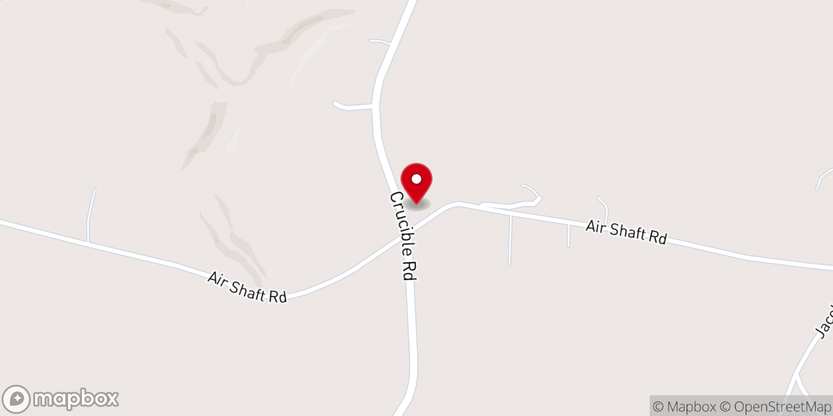 Map showing location of Greene Valley Church of God