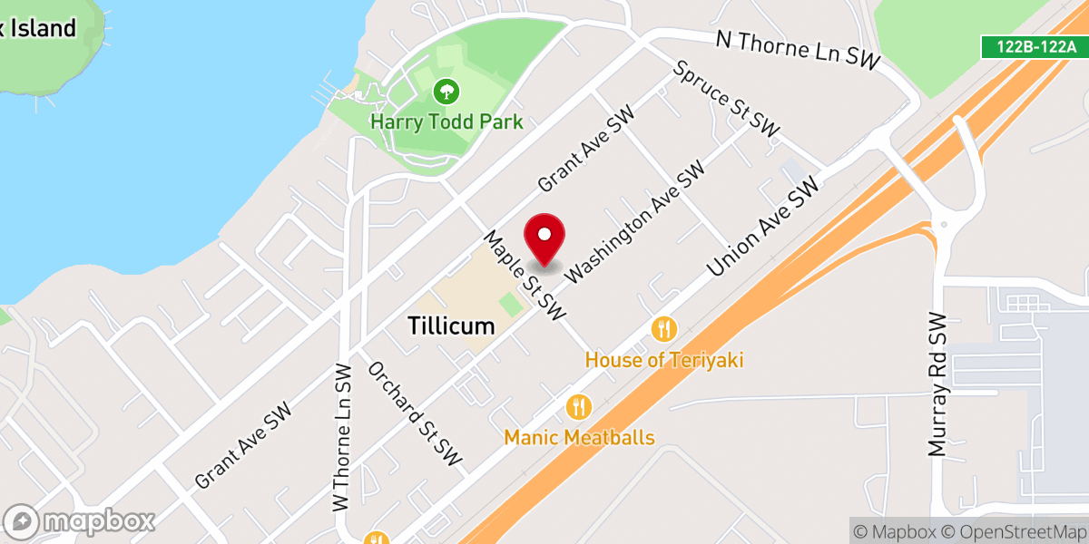 Map showing location of Lighthouse Baptist Church