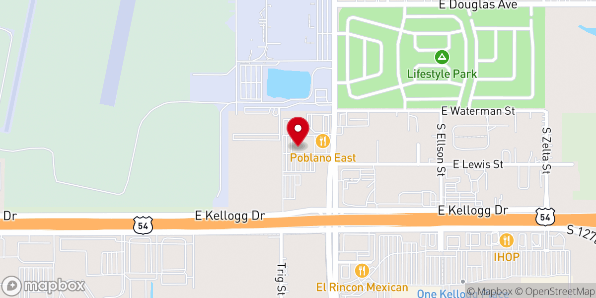 Map showing location of Morningstar Community Church