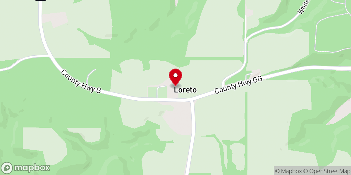 Map showing location of St Patricks Church