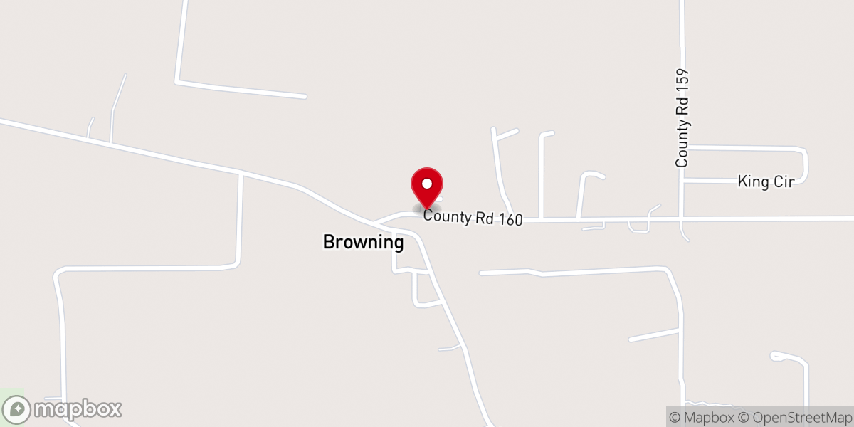 Map showing location of Pleasant Plain MB Church