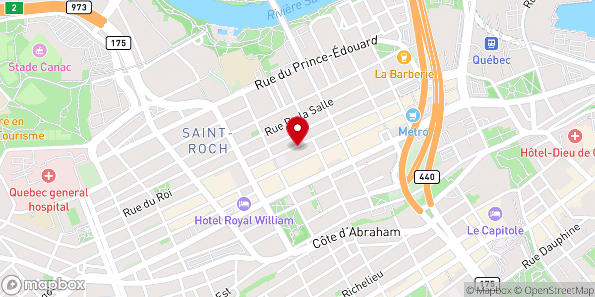 Map showing location of AURA Église Saint-Roch