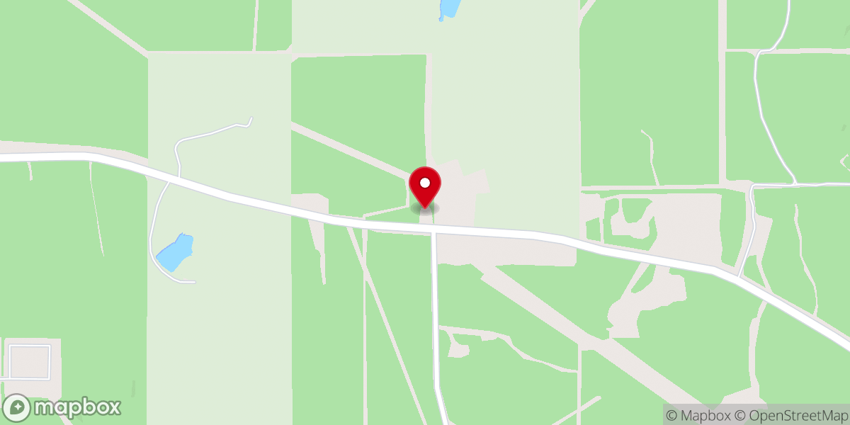 Map showing location of New Liberty Hill Baptist Church