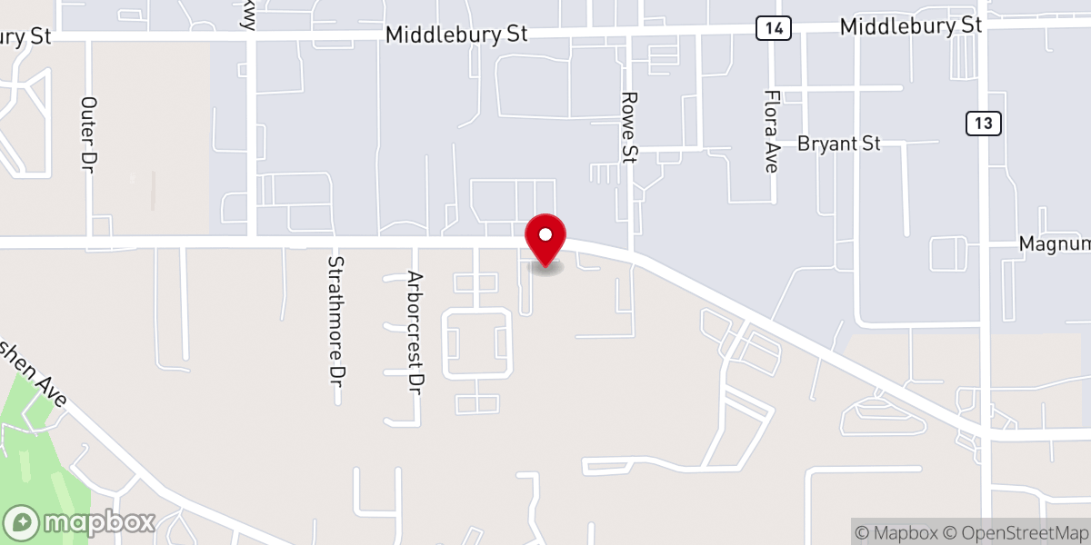 Map showing location of Kingdom Impact CC Church