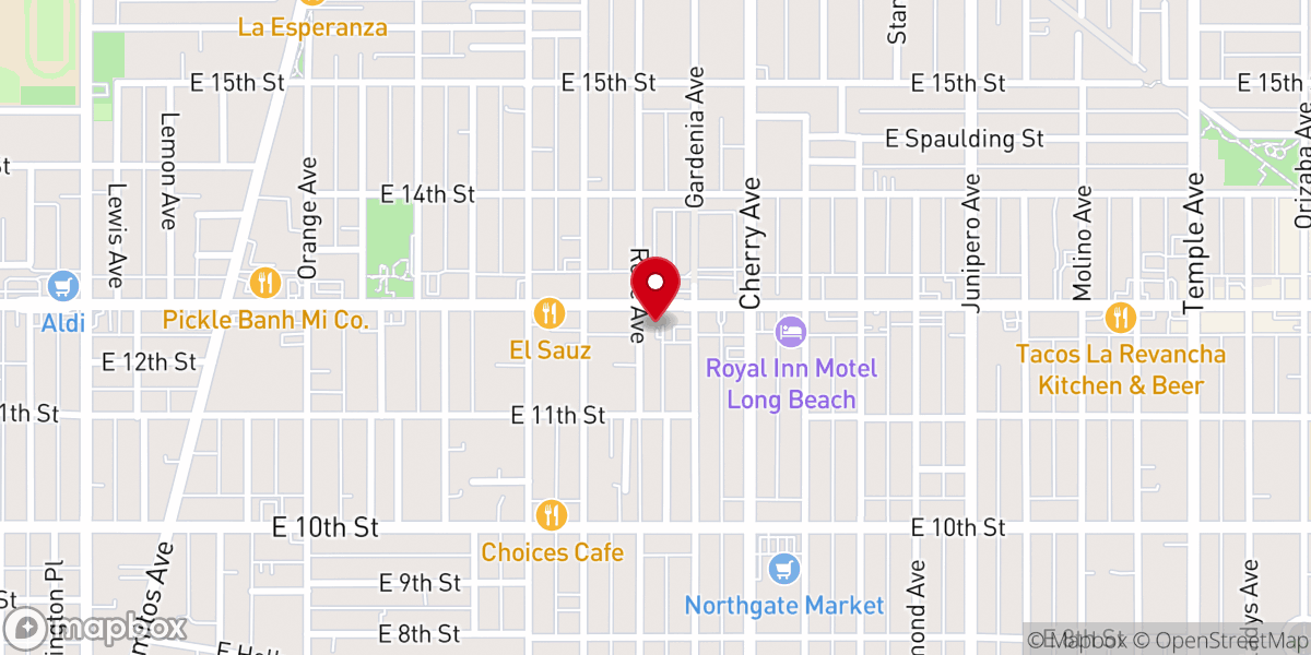 Map showing location of Colonial Tabernacle