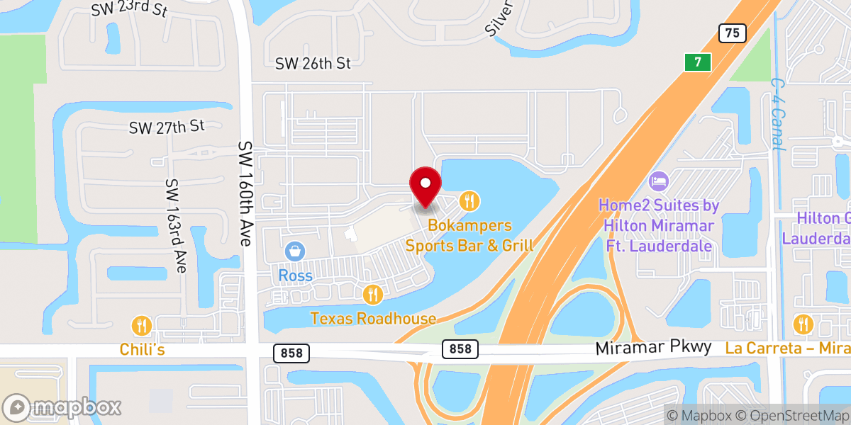Map showing location of Thrive Church Inc