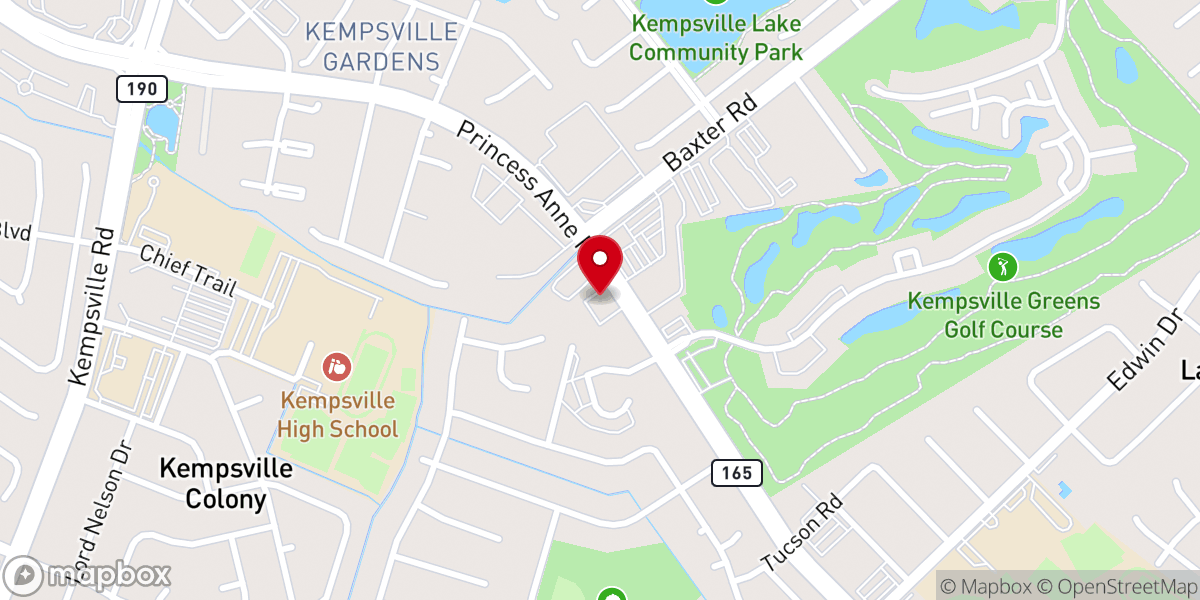 Map showing location of Real Life Church