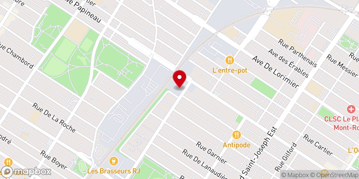Map showing location of Light and Truth Hispanic Baptist Church