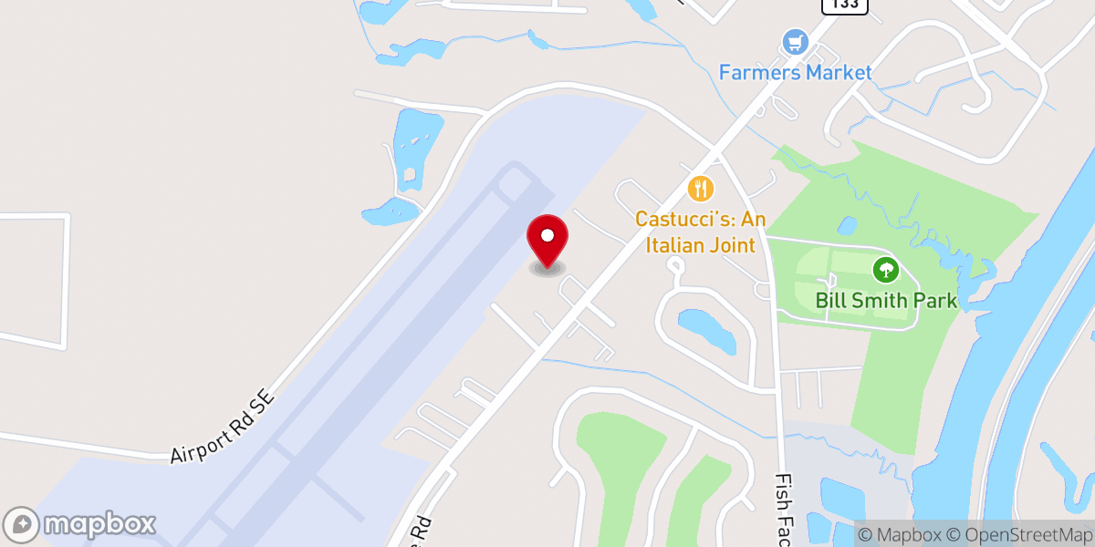 Map showing location of Calvary Chapel Southport